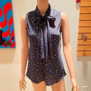 *Anne Klein* Polka Dot Top